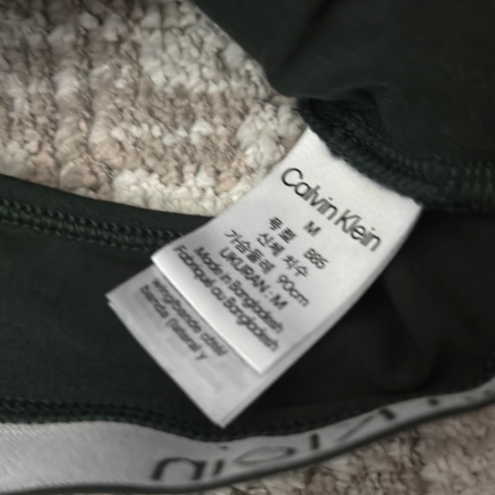 Calvin Klein Green Sports Bra - Picture 4 of 5